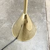 Mid-century brass floor lamp by Jacques Adnet for Valenti, Spain, 1960s.