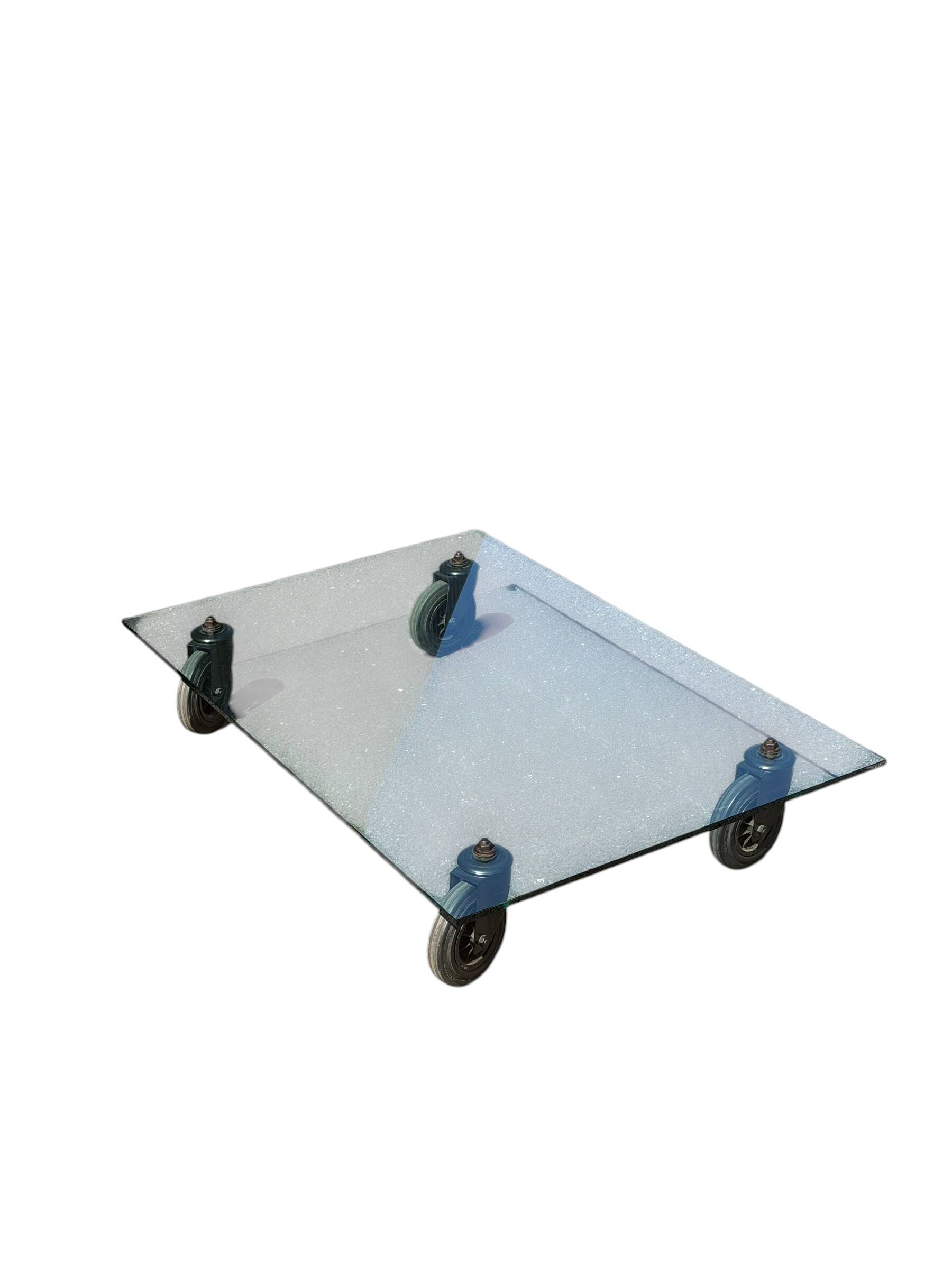 Coffee Table with Wheels Gae Aulenti FontanaArte Format XXL 150x100