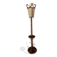 Lampadaire en rotin