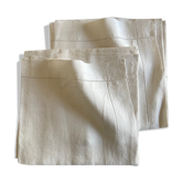 Pair of reserve pillowcases in linen thread to days without monogram