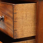 Paire de commodes hautes anciennes Castle Howard 1840 en bois dur