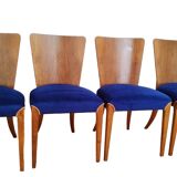 H-214 Chairs attributed by Jindřich Halabala for Up Zavody, 1950s, Set of 4