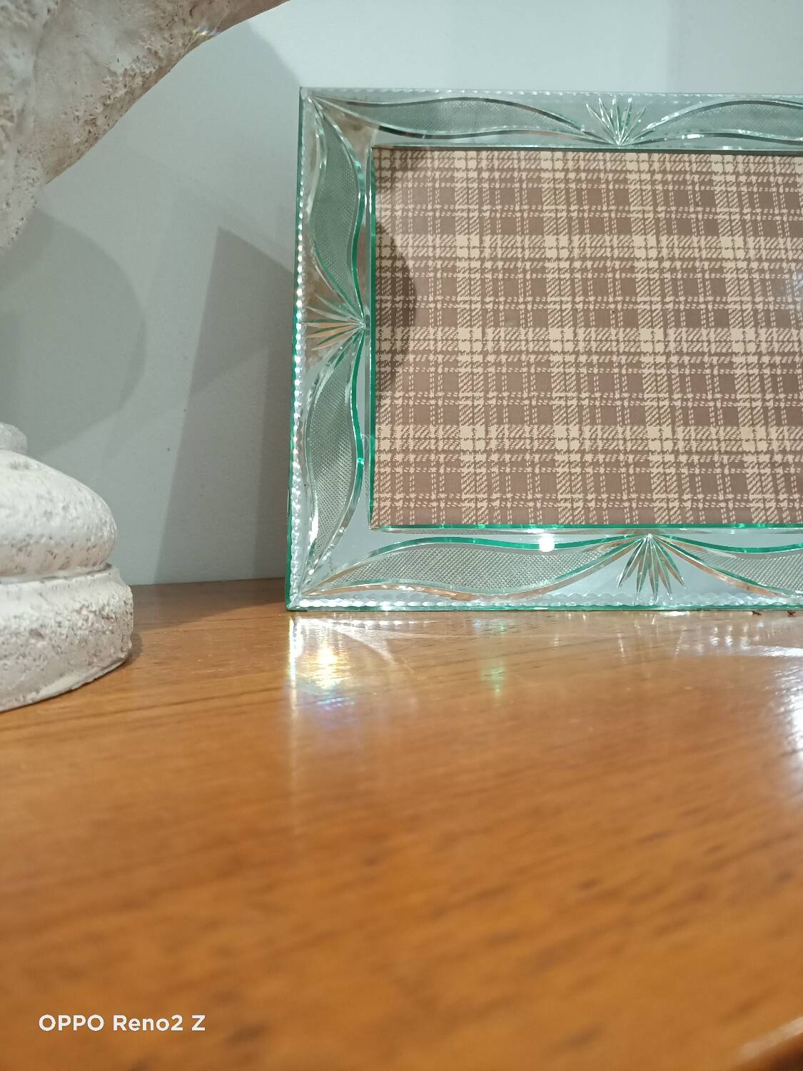 Large chiseled mirror photo frame