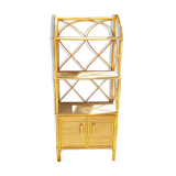 Shelf rattan and bamboo 70s