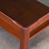 Scandinavian coffee table in teak 112cm