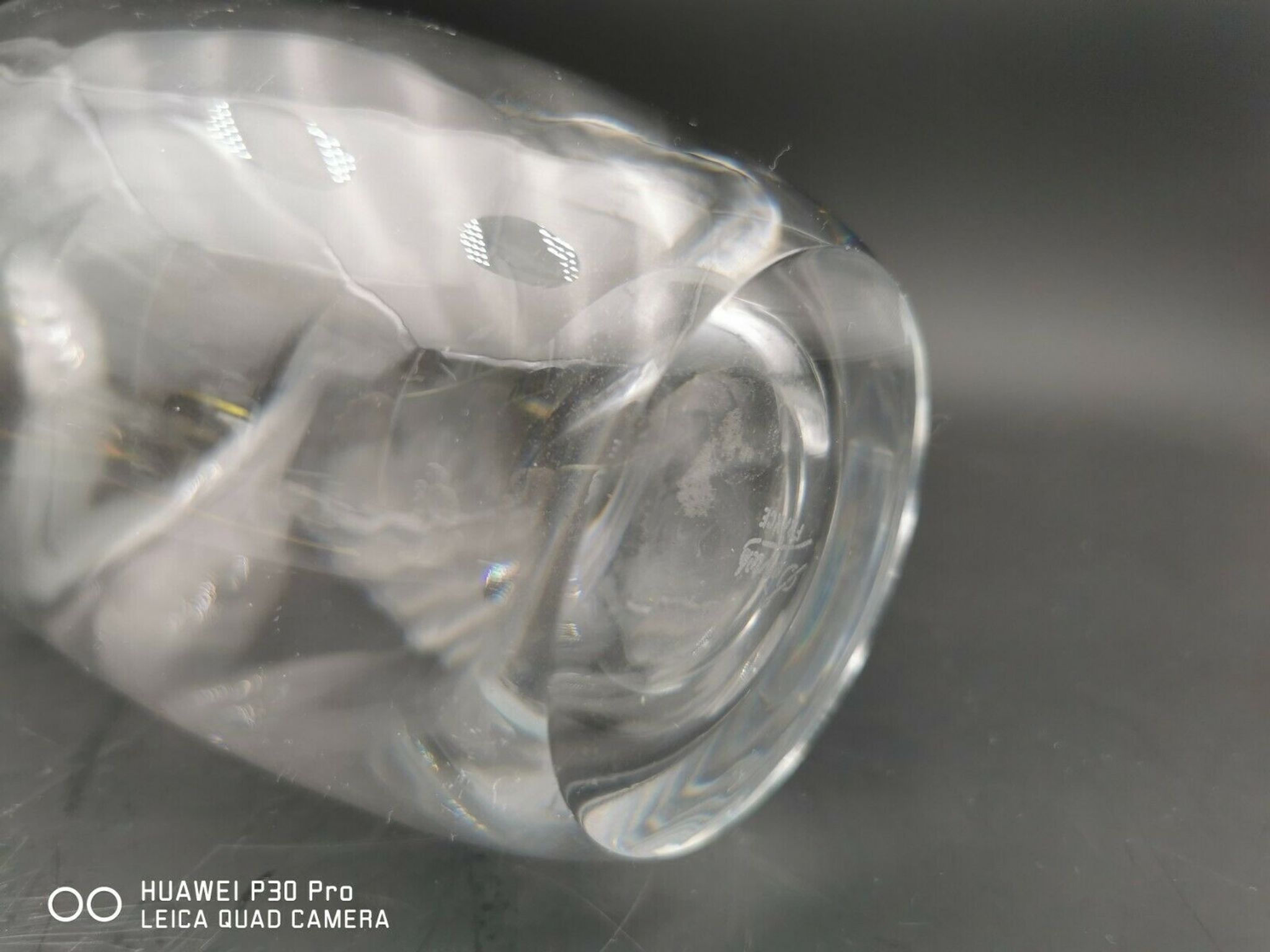 Sevres crystal carafe stamped