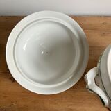 Tureen or vegetable in ancient earthenware