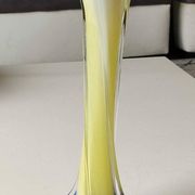 Vase Soliflore fleur d Arum/Jack in the Pulpit. Murano . Haut 30,5 cm