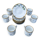 Lot de 6 tasses à café porcelaine Bianca