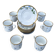 Set of 6 Bianca porcelain coffee cups