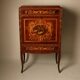 Bar cabinet in wood marquetry