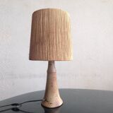Lampe e, Grès 1950 La Borne Ceramique