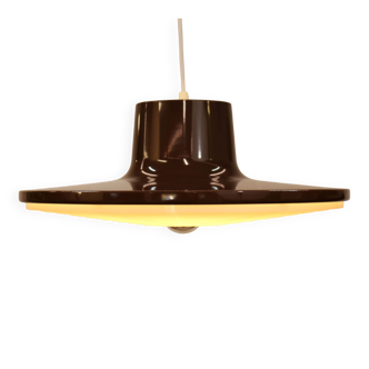 Original brown Danish design hanging lamp - *** Denmark 1970