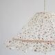 Emilia "tiny flowers" conical pendant light with steering wheel