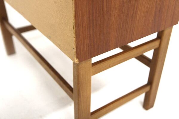 Table de chevet scandinave en teck, Suède, 1960
