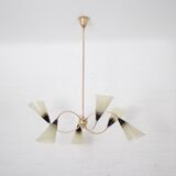 Brass chandelier sputnik