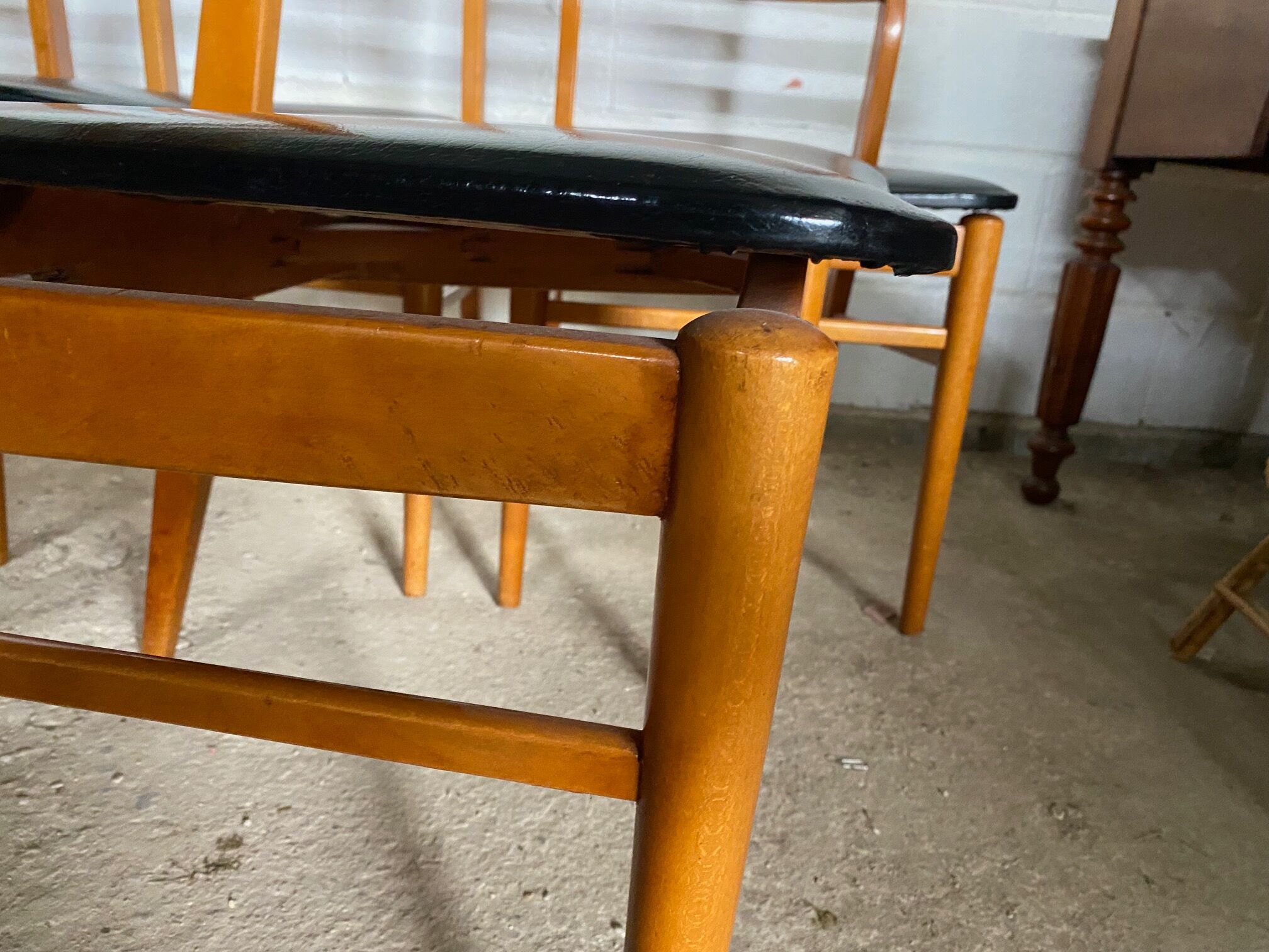 Set of 6 scandinavian chairs