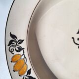 Assiette Terre de Fer Longchamp Dieppe