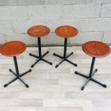 Set of 4 vintage Eromes stools