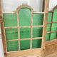 Art Deco Brasserie Screen in Wood and Glass