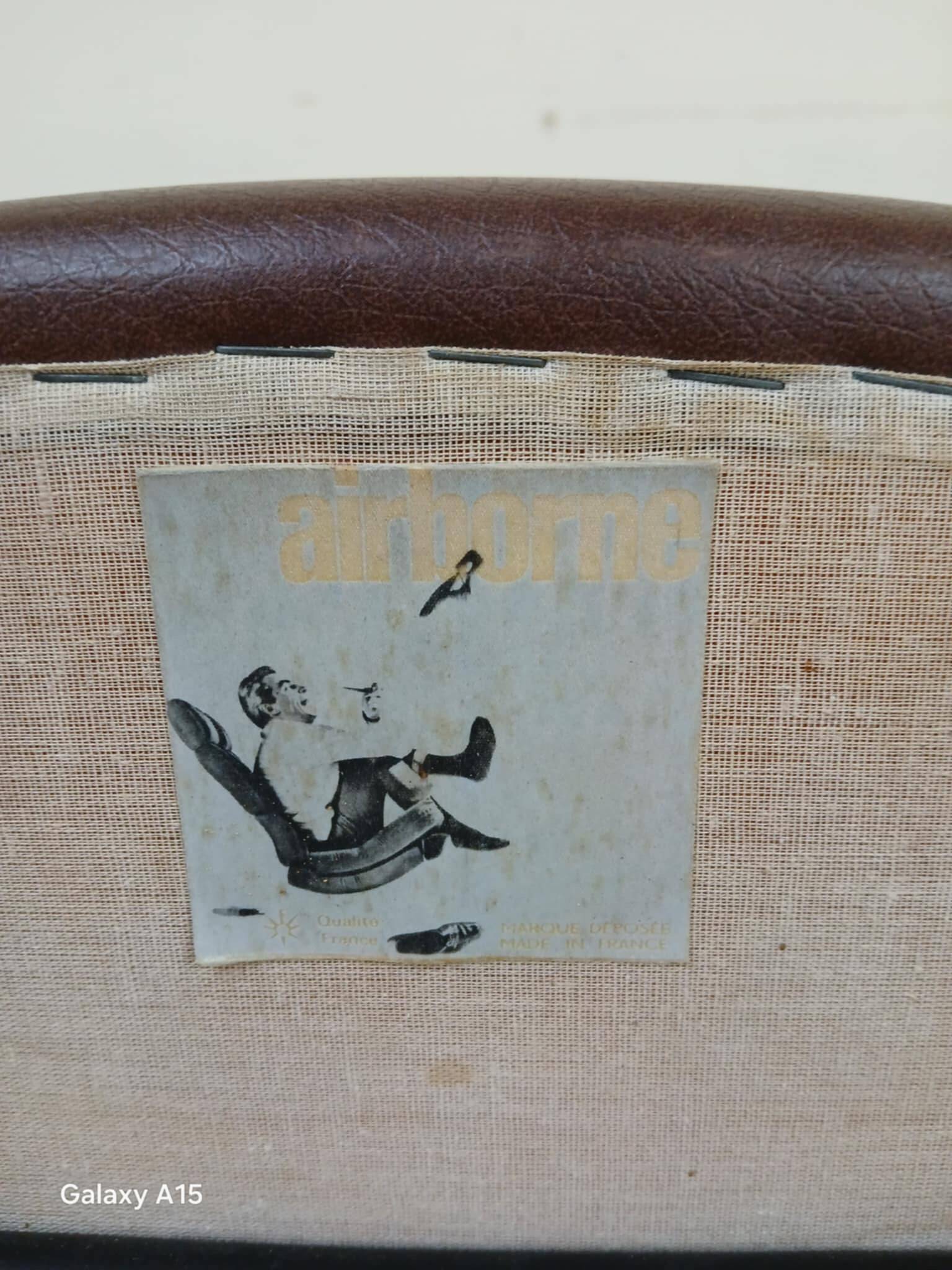 Marc Simon for Airborne: Nice vintage office chair stamped 1950-1960