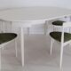 Table and chairs by Hans Olsen
