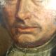 Ancient painting, portrait of a man of law, 19th century