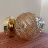 Paire d’appliques murales globes vintage
