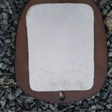 Mirror Jean Claude Malarmey ceramic Vallauris