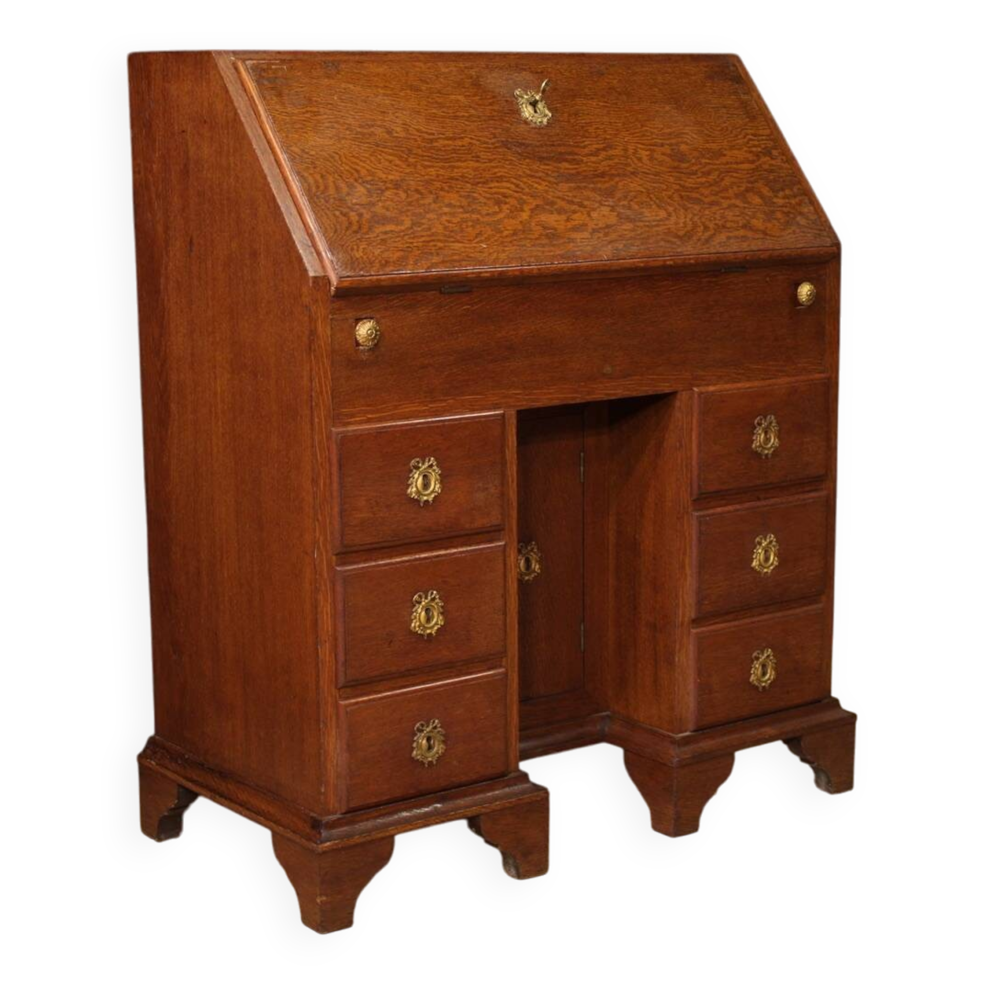 20th century Dutch oak desk