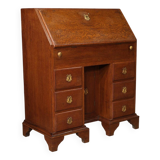 Bureau hollandais en chêne du XXe siècle