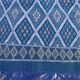 Tapis kilim bleu fait main berbère traditionnel - 200x120cm