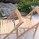 Pair of folding chairs Scandinavian style 70s