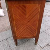 Old Louis XVI style chest of drawers in marquetry