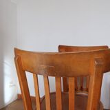 Set of 10 baumann bistro chairs