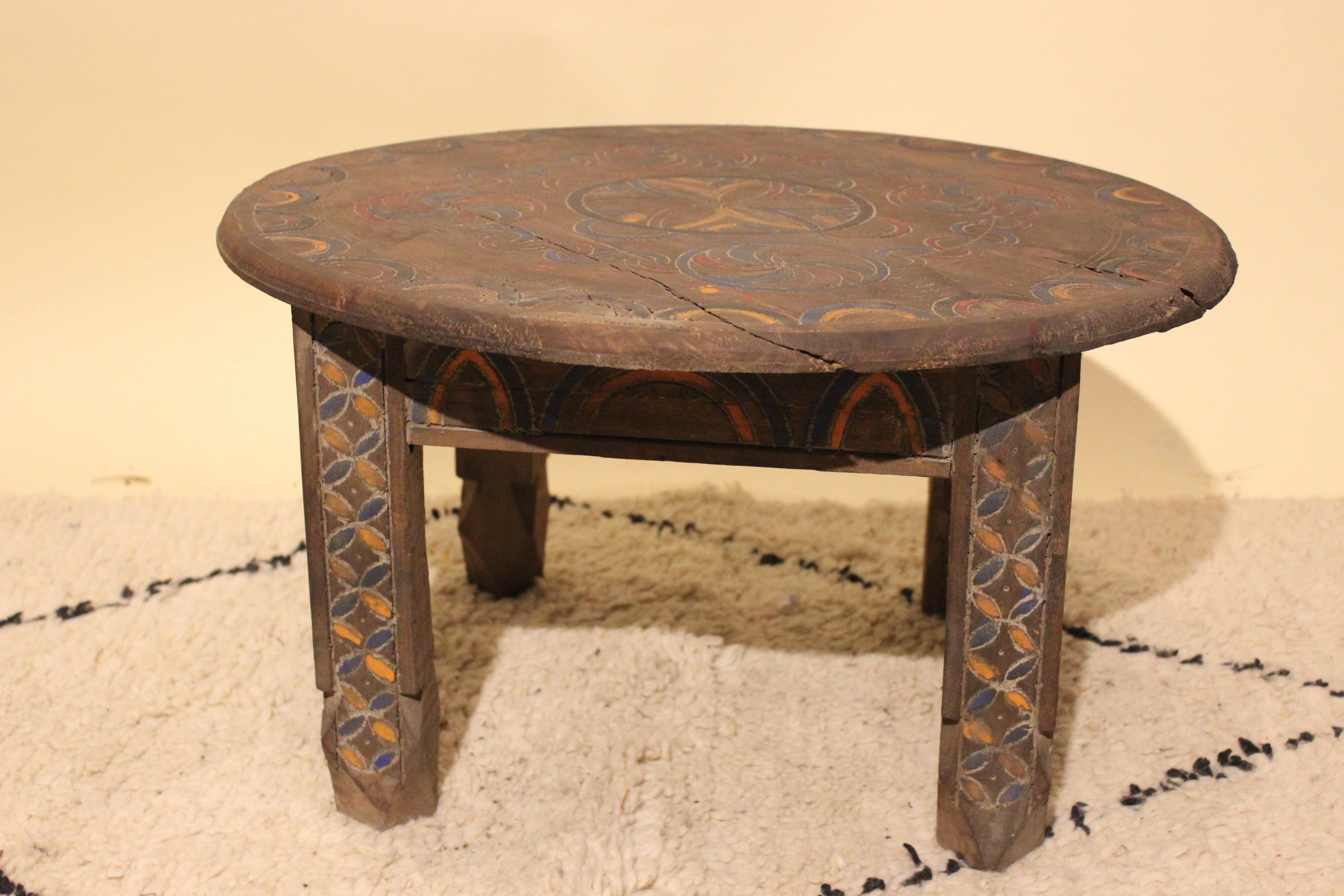 Berber wooden coffee table