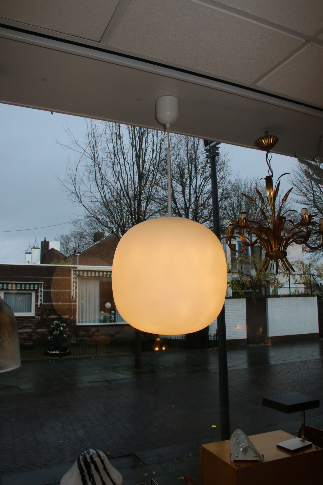 Very Large Witten Bulb Limburg Limburg Leuchter 1960
