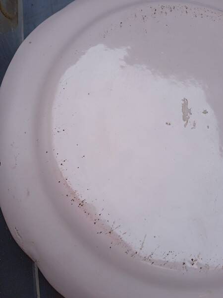 Assiette faience au chinois Les Islettes XVIIIem