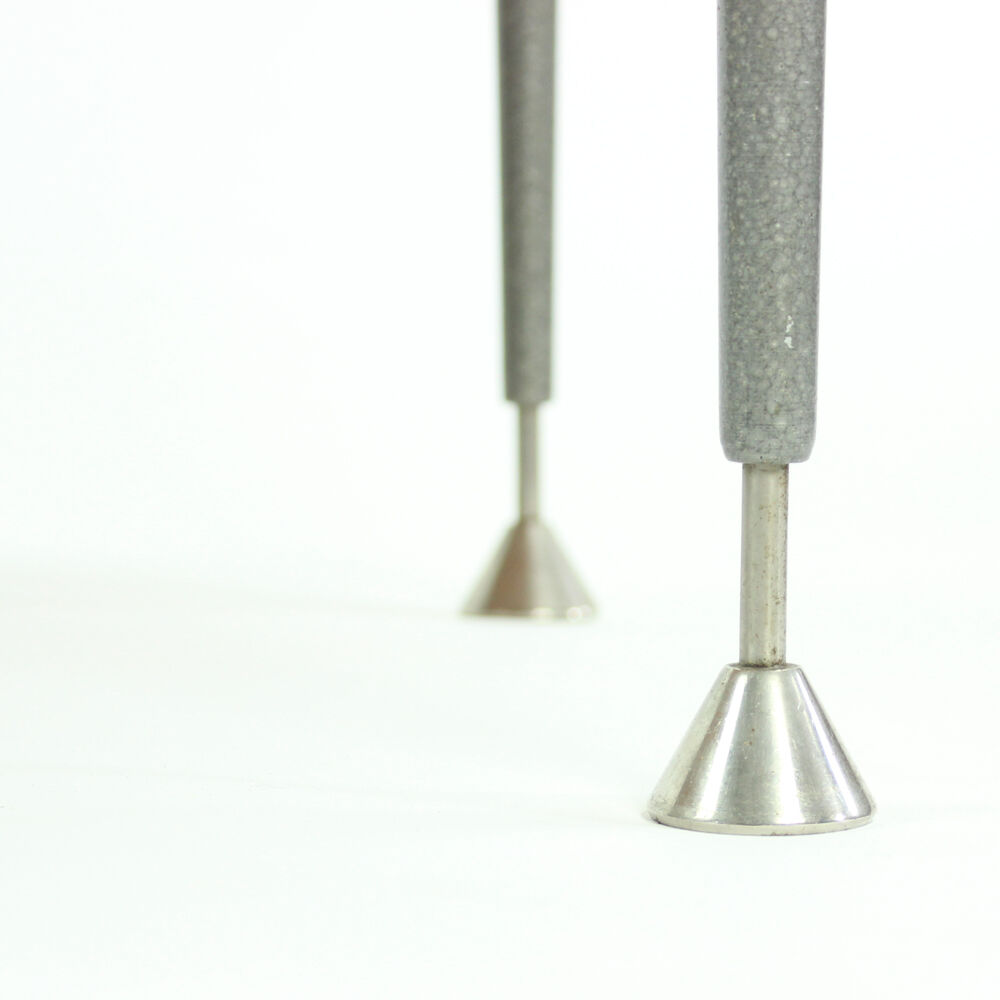 Coffee table in mahagony and metal, Czechoslovakia 1970