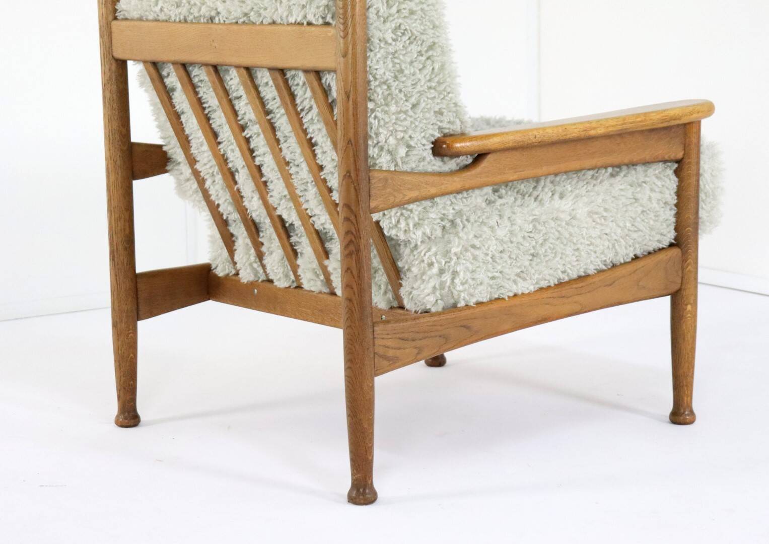 Set van designer bank + 2 fauteuils 'Sliedrecht' - opnieuw bekleed