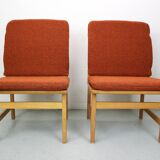 Ensemble de 2 chaises d'appoint Borge Mogenson, modèle 3232