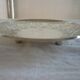 Openwork metal silver tripod top