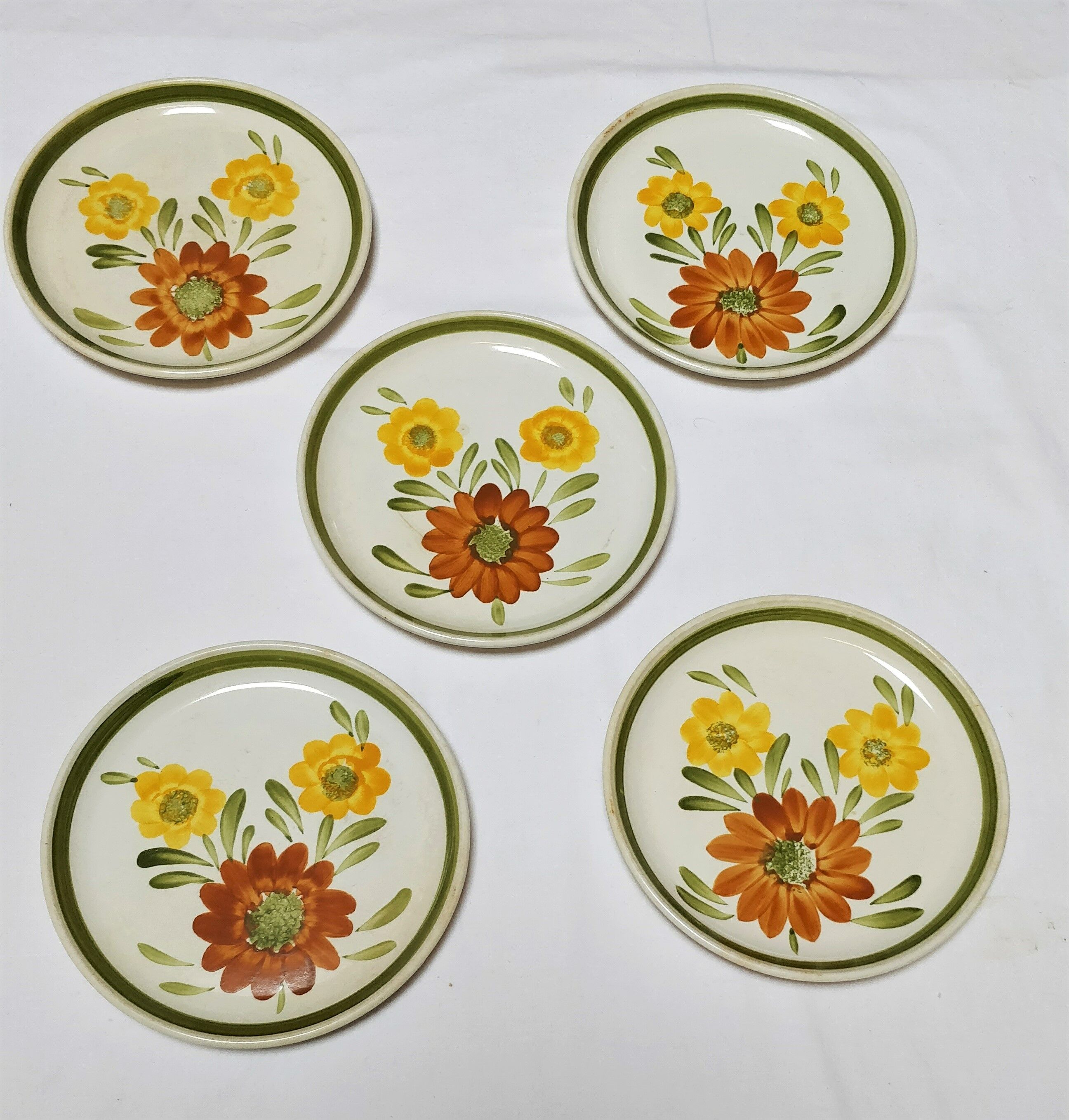 Plates Sarreguemines and Digoin hand painted