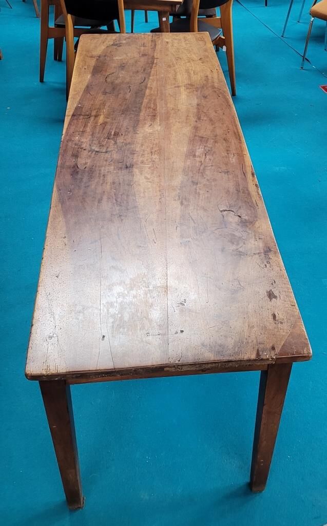 Walnut farm table - 6 feet - 10 places