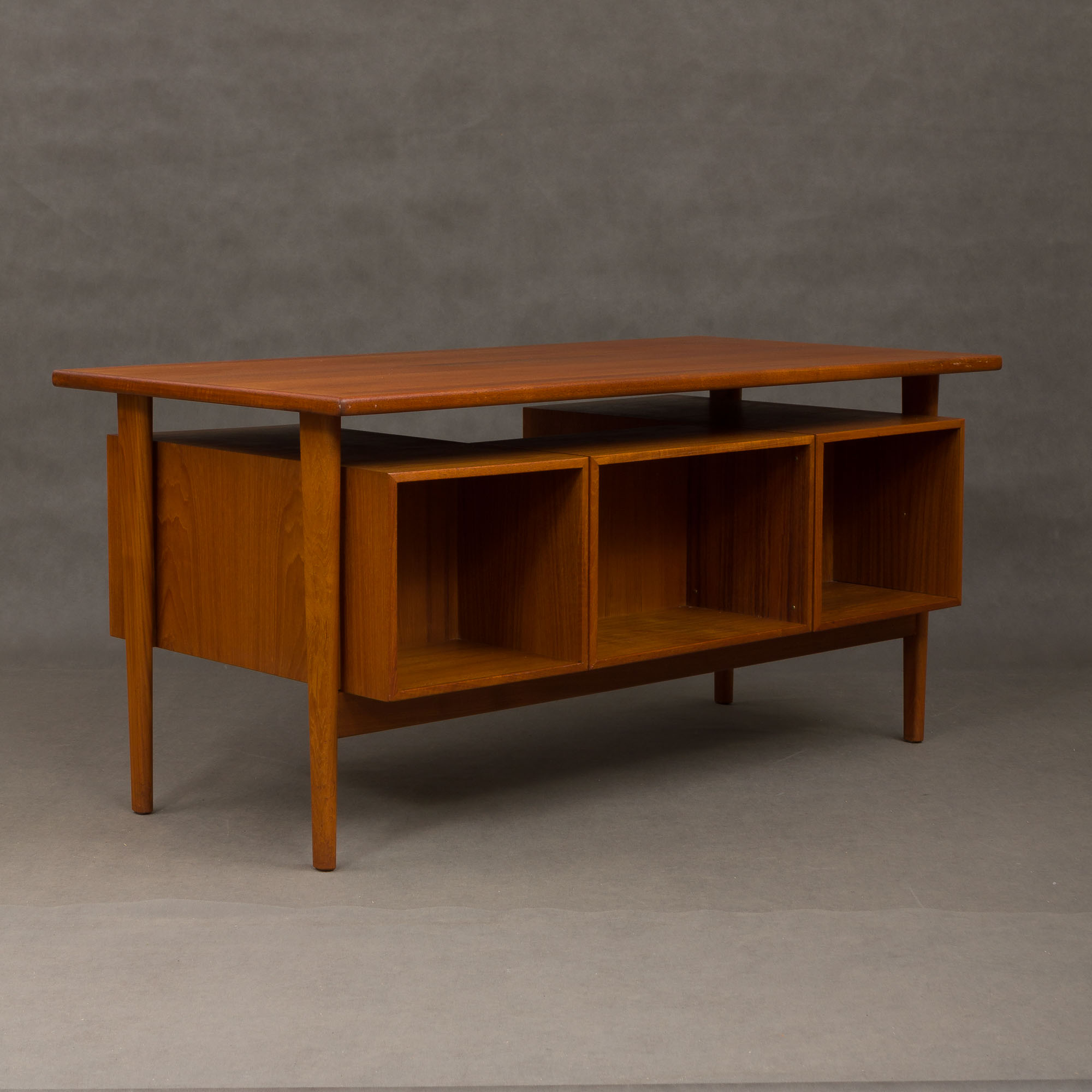 Kai Kristiansen free standing teak desk