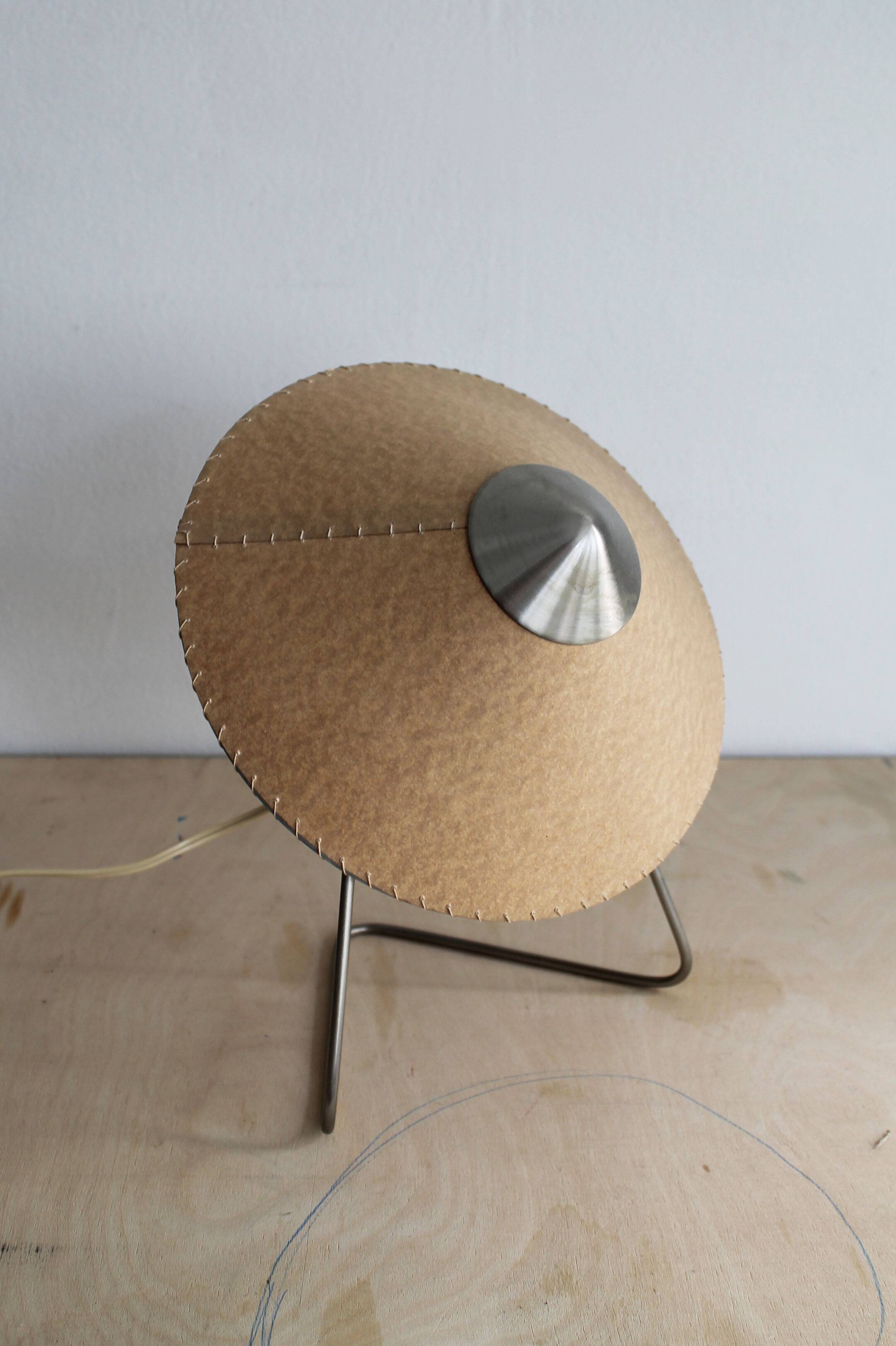 1950s Czech Modernist Table Lamp by Helena Frantová