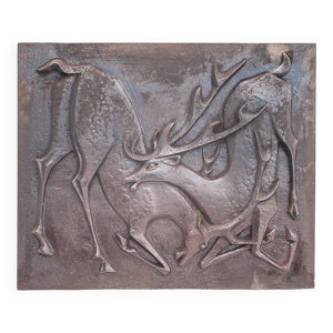 Plaque de cheminée en