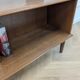 Petit meuble de rangement bois 70s