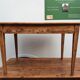Old farmhouse table waxed wood 110 cm