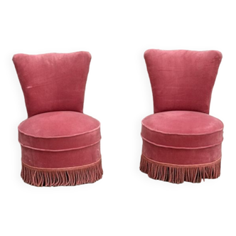 Pair of low chairs